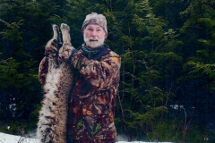 2022 - Ron Amidon with 36" x 35lb Maine bobcat